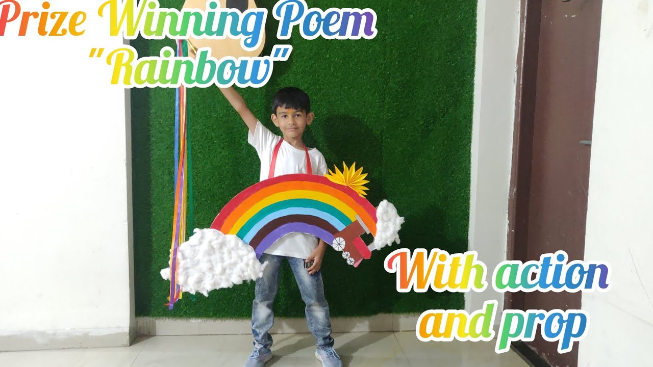 Best Poem for English Poem Recitation | Poem with Action and Props | Rainbow Poem