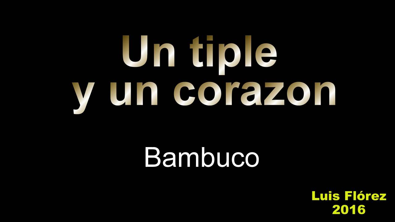 Un tiple y un corazon   Lucho García
