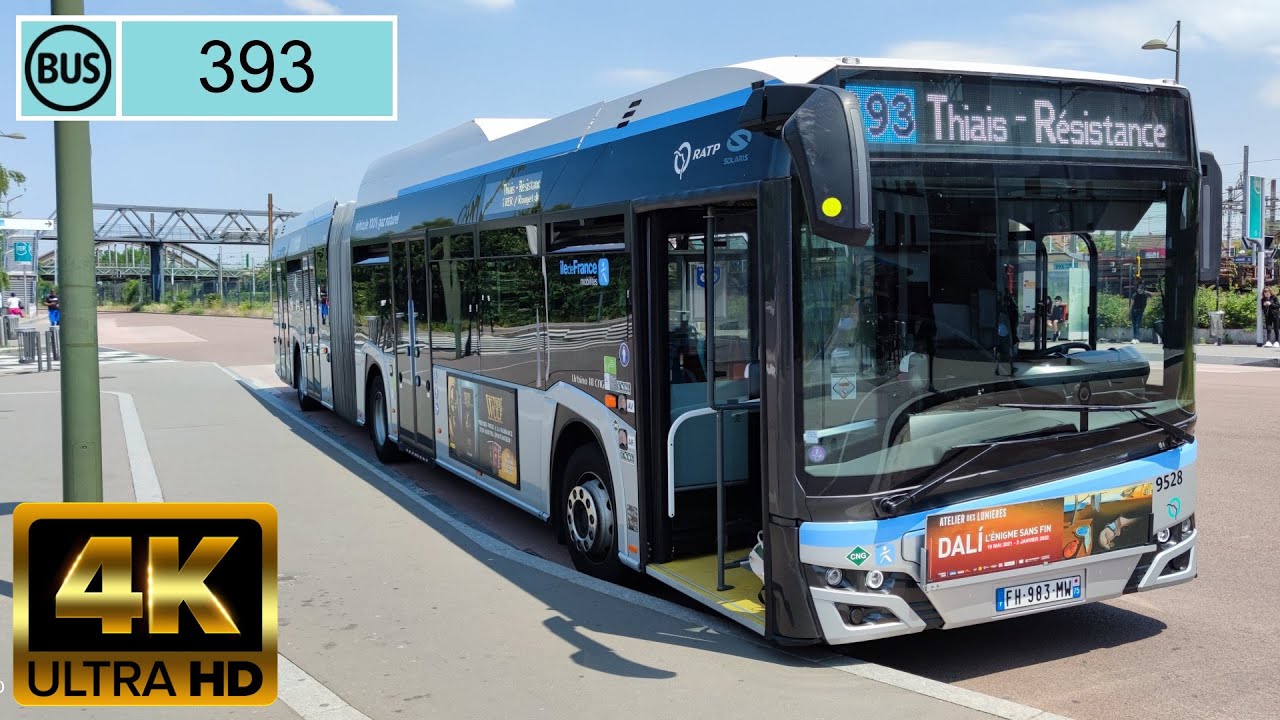 Bus 393  - Thiais Carrefour de la Résistance - Sucy-Bonneuil RER