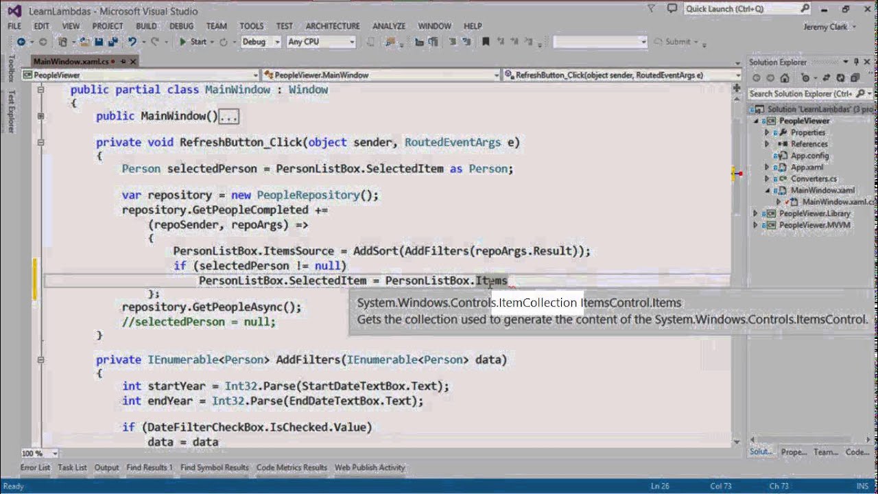 JeremyBytes - Lambdas & LINQ in C# - Part 3: Declarative Programming with LINQ