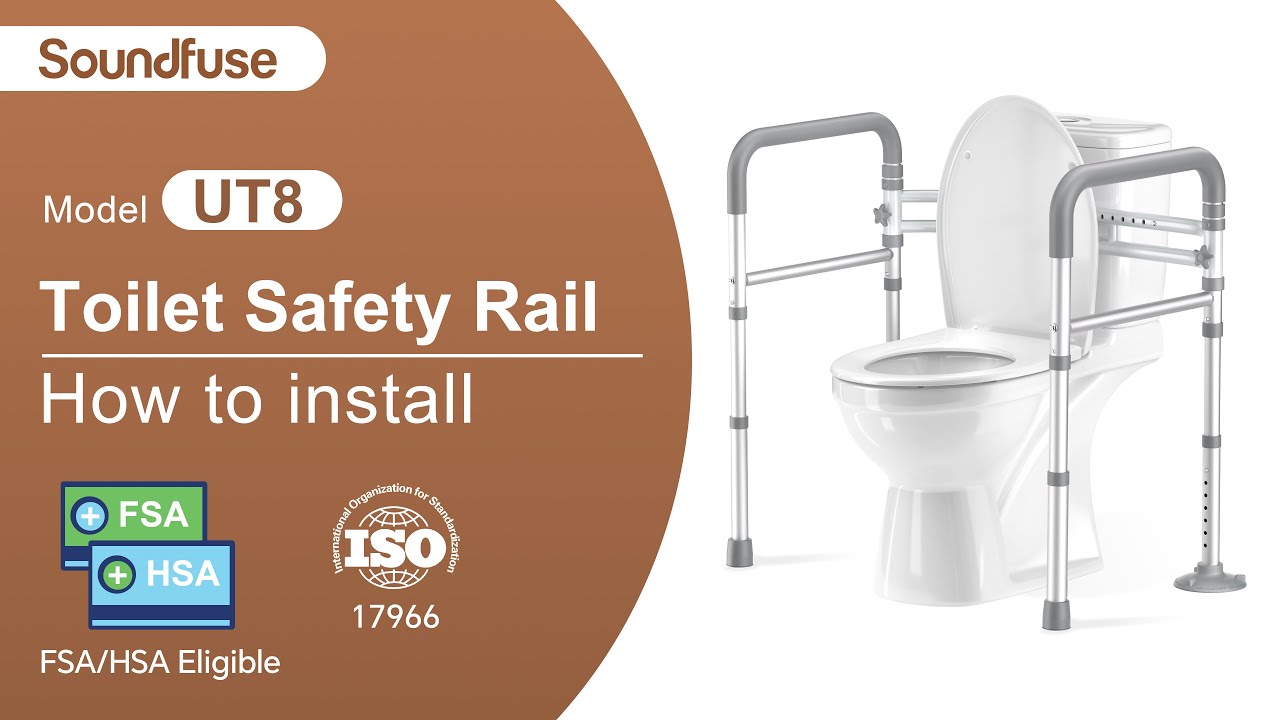 How to Install Toilet Safety Rail (Model: UT8)