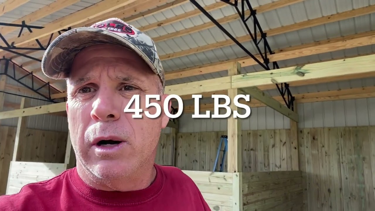 Building a horse barn pt 2 - building the stalls
