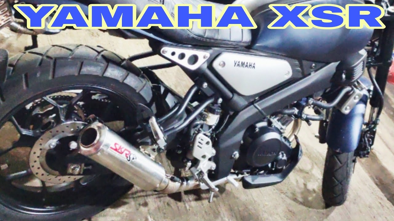 YAMAHA XSR PASANG KNALPOT RACING FULL STENLIS DI BENGKEL SKR RACING EXHAUST CILEDUG TANGGERANG