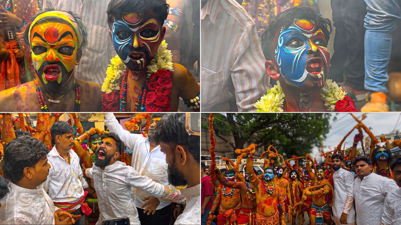 Kachiguda Lohit Potharaju Grand Entry at Kachiguda Bonalu 2025 | Golconda bonalu 2025 #potharaju
