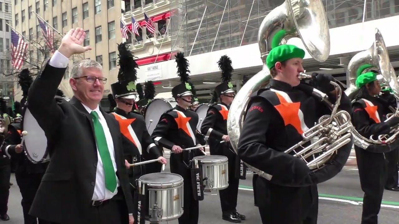 St. Patrick's Day Parade~NYC~2023~Hoover HS Marching Band, Hoover, Alabama~NYCParadelife