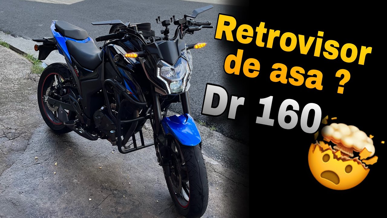 Retrovisor asa - acessórios dr 160