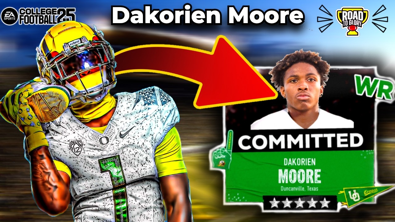 I Put The #1 Receiver in the Country in College Football 25! (Road to Glory)