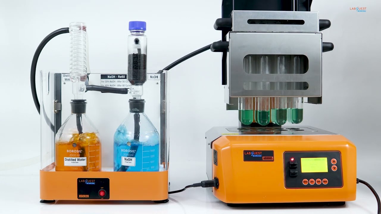 Analysing Protein in Milk via Borosil Kjeldahl