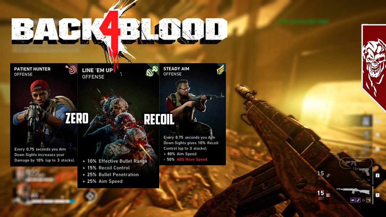 NO RECOIL RANCH RIFLE AR BUILD! Dec. Patch BACK 4 BLOOD for NIGHTMARE