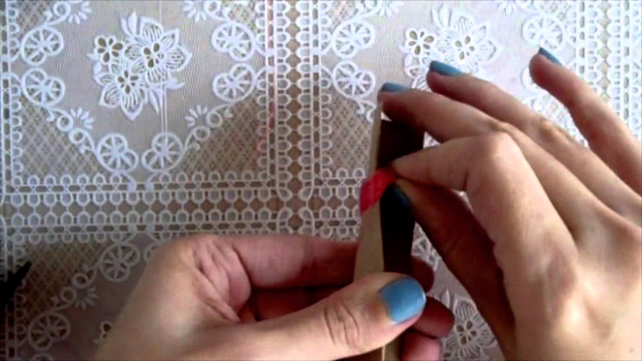 Tutorial como hacer una pulsera pompones ¡¡¡