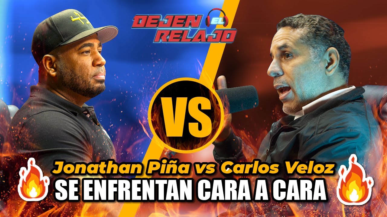 DEBATE 🔥 Jonathan Piña vs Carlos Veloz, se enfrentan cara a cara.