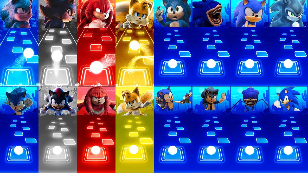 All Characters Mega-Mix : Sonic The Hedgehog 🔴 Shadow 🔴 Knuckles 🔴 Tails 🔴 Sonic Prime 🔴 Shin Sonic