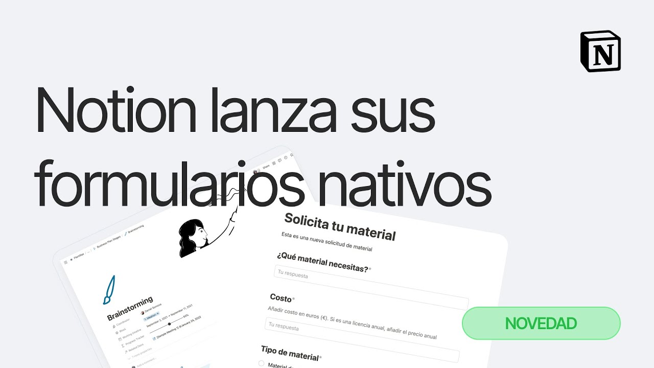 😵 Los nuevos FORMULARIOS nativos de Notion: primeras impresiones