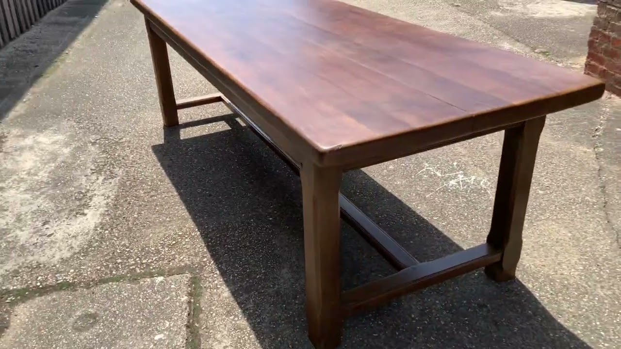 19th century oak farmhouse table