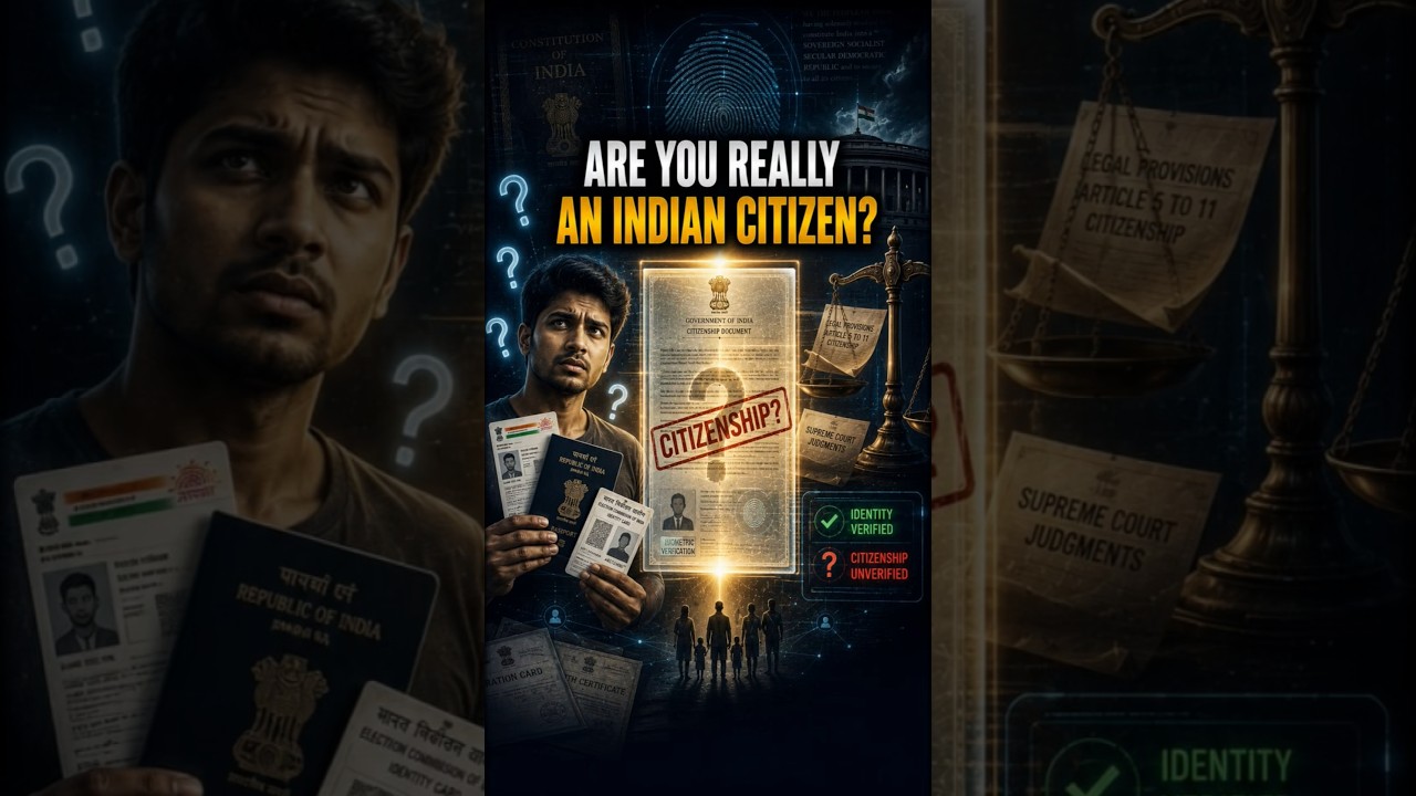 What's the Real Proof of Indian Citizenship? #Citizenship #Aadhaar #Passport #VoterID #Constitution