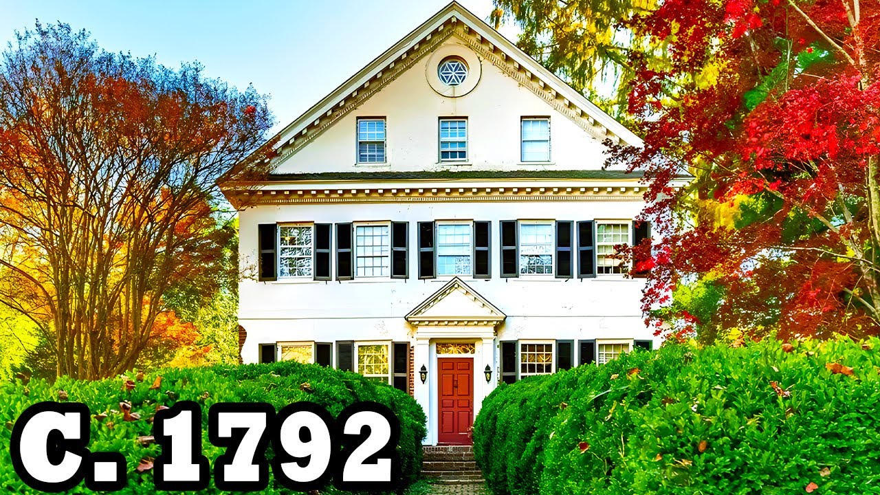 Tour a Stunning 18th Century Federal Era Mansion, a National Historic Gem