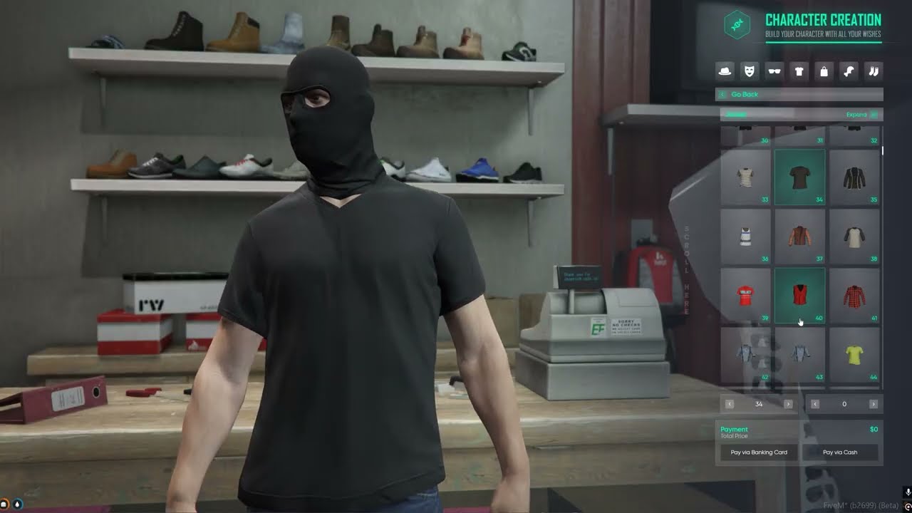 FiveM Character Creator & Clothes Shop Script Qbcore By 5M Servers