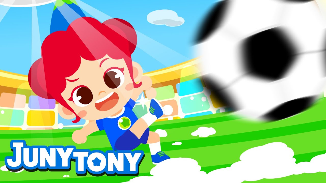 Jogadores | Vamos Jogar Futebol | Música Infantil | JunyTony em Português