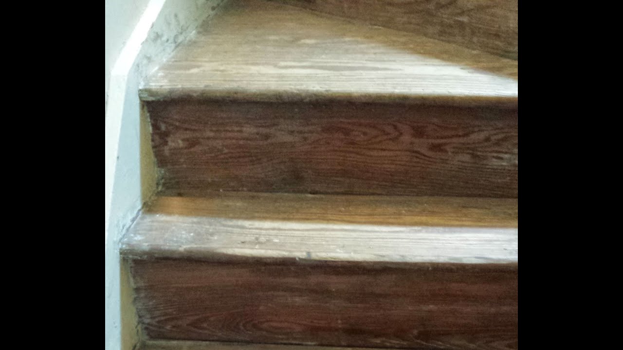 Staircase Makeover Part II - stripping + sanding