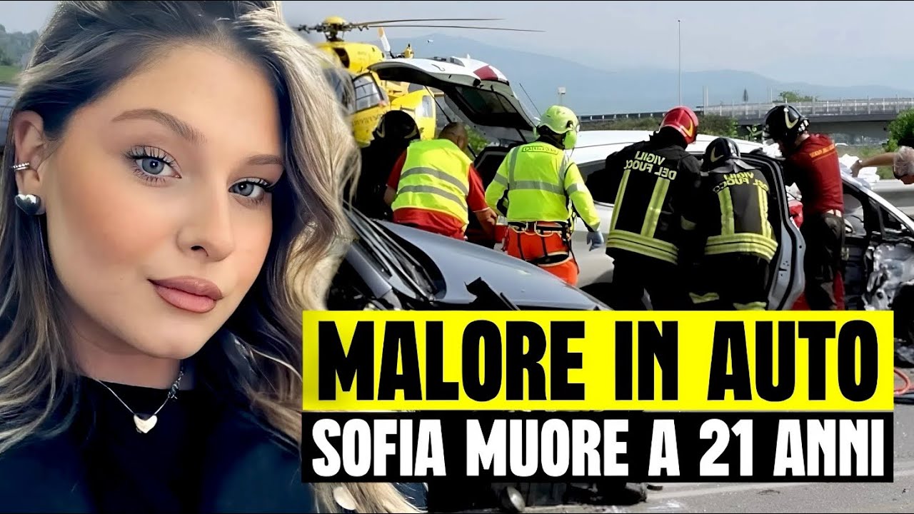 MALORE IMPROVVISO IN AUTO: SOFIA MUORE A SOLI 21 ANNI. DRAMMA A MERCATO SAN SEVERINO