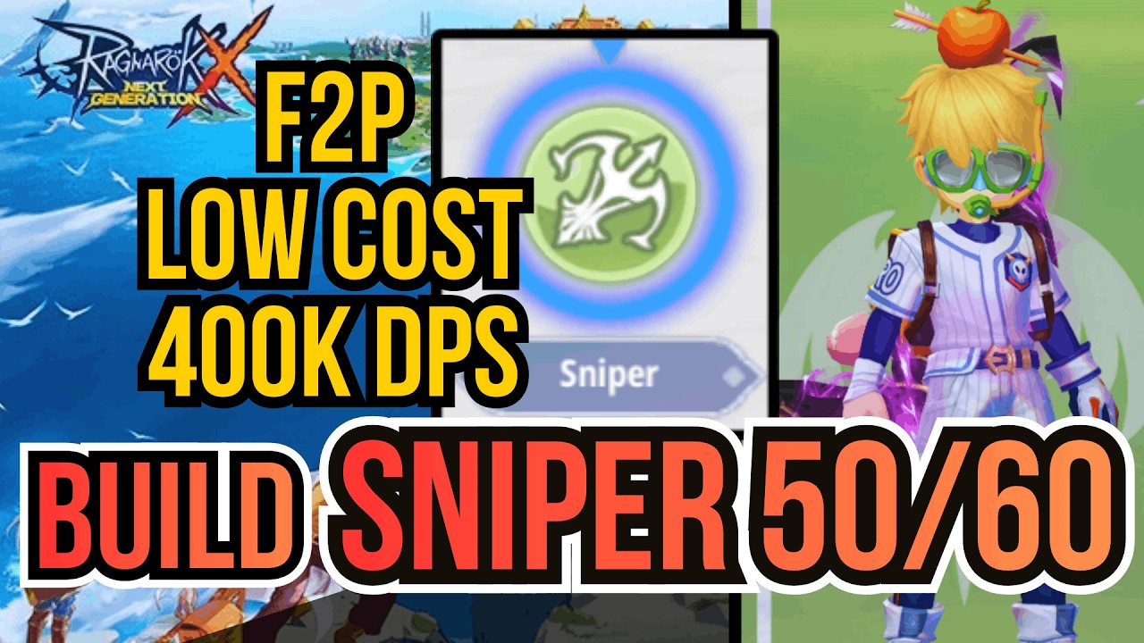 ROX - BUILD SNIPER 60 OPTIMISATION LOW COST POUR AFK FARM sur Ragnarok X Next Generation