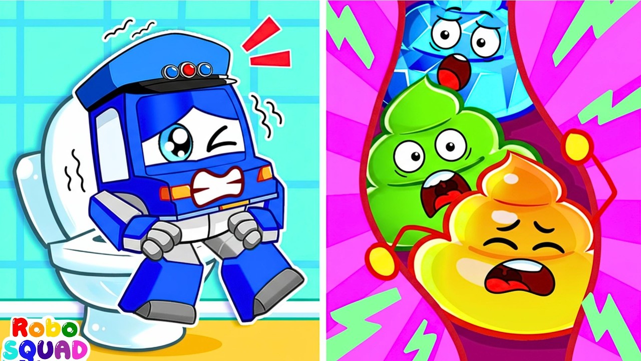 It's Time to Potty Song | Baby Potty Training Song | Healthy Habits | RoboSquad Nursery Rhymes