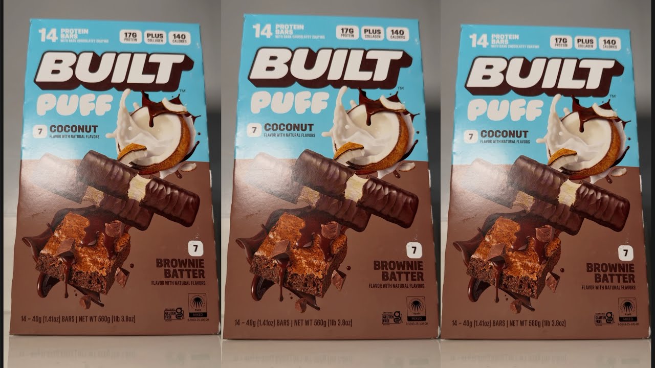 Built Puff Coconut Protein Bars Review 
