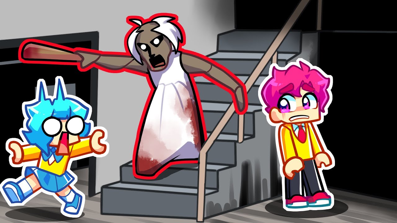 Hiha Yummie thoát khỏi BÀ NGOẠI GRANNY trong ROBLOX 😱