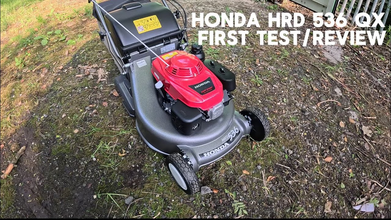 Первый тест/обзор газонокосилки Honda HRD 536 QX