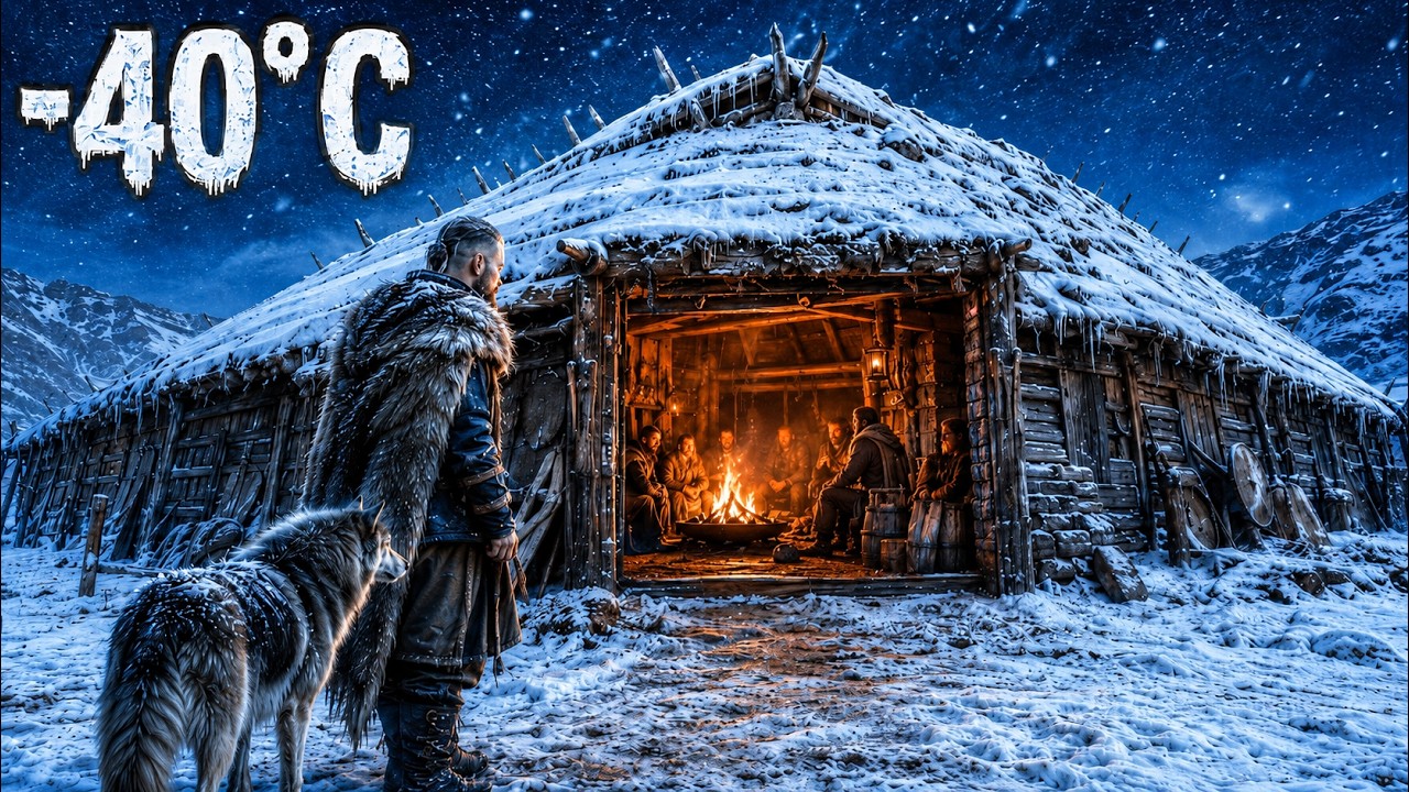 How Viking Longhouses Survived &minus;40&deg;C Winters Without Central Heating