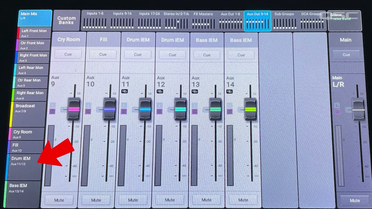 TouchMix 30 Pro -  Creating a Stereo Pair