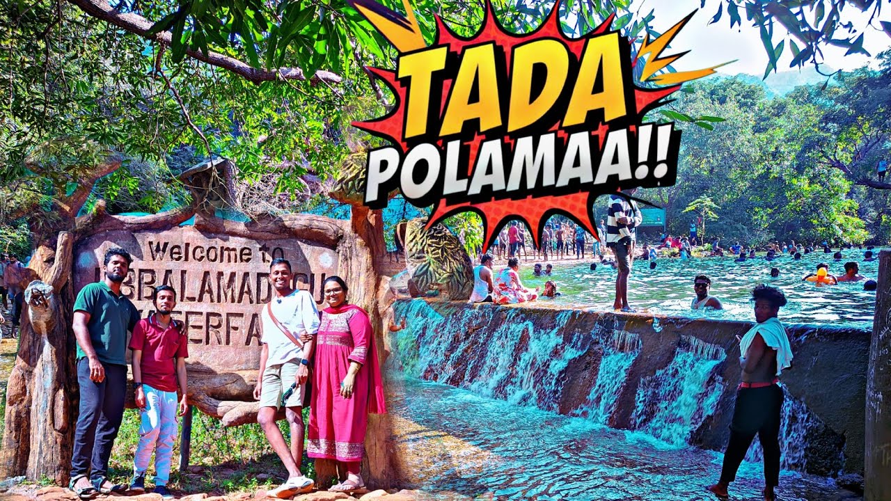 💥Tada Polamaaaa!! 🔥 Tada Falls Trekking 💦 |  🌳 Chennai to Ubbalamadugu Falls  Ride! #tadawaterfalls