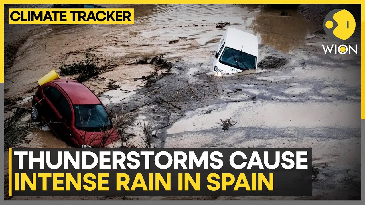 Spain Floods: Two Missing as Heavy Rains Hit Catalonia | WION Climate Tracker | WION News