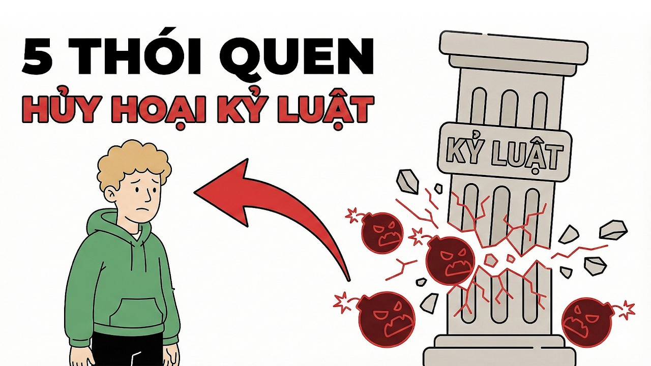 5 Thói Quen Ngầm Hủy Hoại Sự Kỷ Luật Của Bạn | Kỷ Luật Bản Thân | Bản Lĩnh Từ Số 0