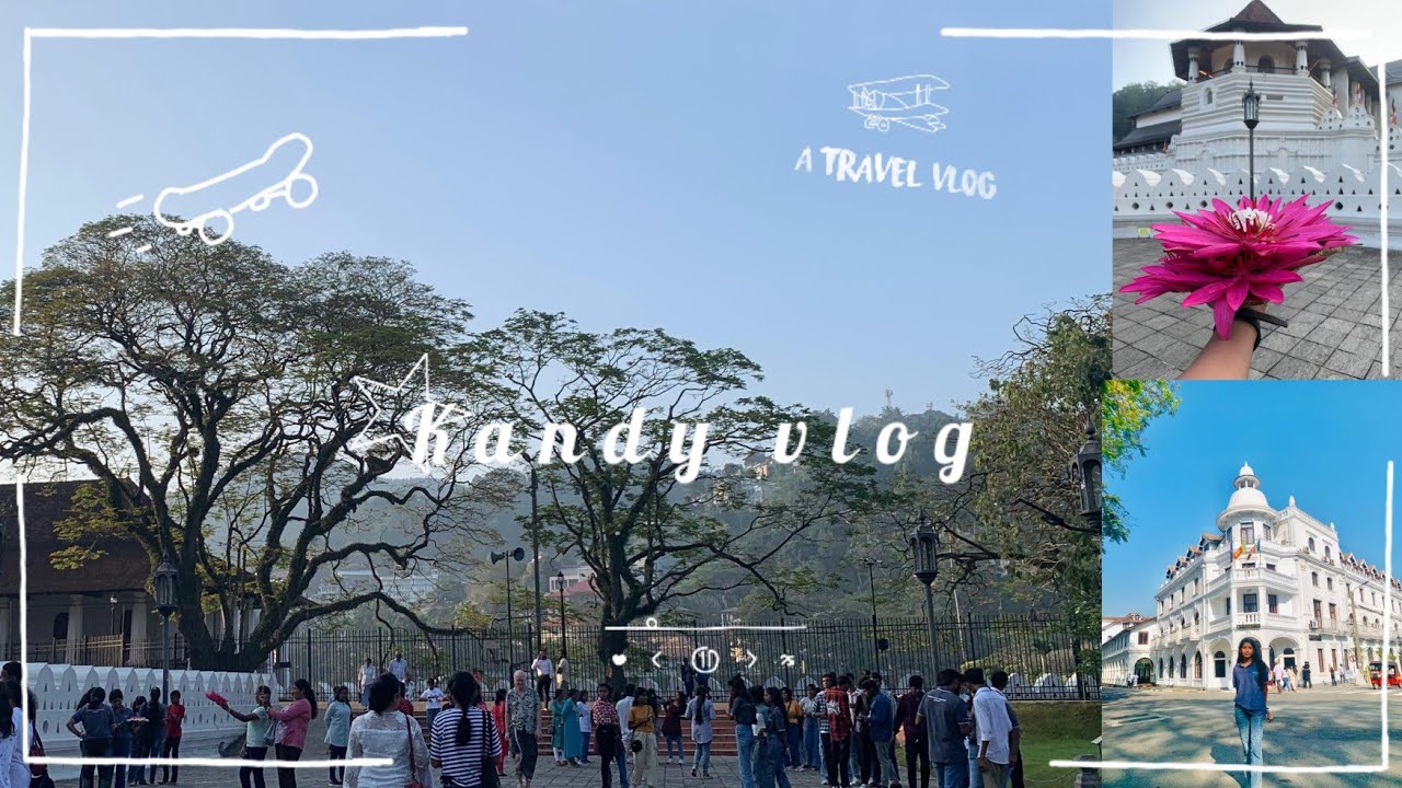 දළදා මාළිගාව වදින්න ගියා🤍මල් වත්තට ගියා💐ගන්නොරුවෙ,නෙල්ලිගල පන්සල