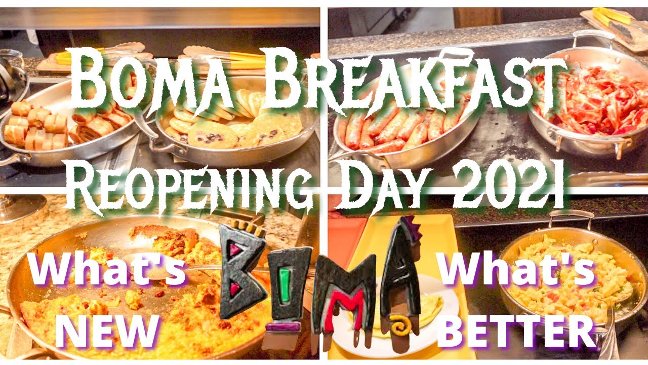 Boma Breakfast Reopening Day 2021 | Disney's Animal Kingdom Lodge | What's NEW & What's BETTER