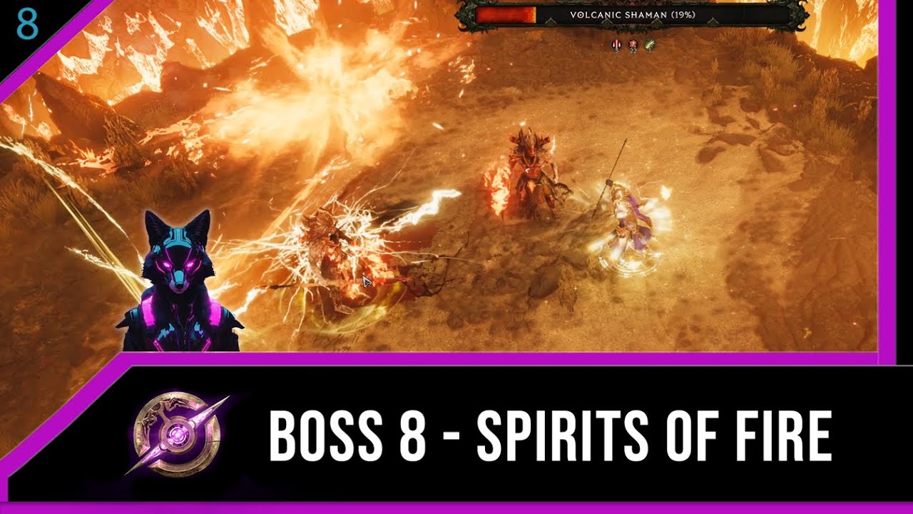 Boss 8 - Spirits of fire | Last Epoch All End Game Bosses in 4k UW (No Commentary)