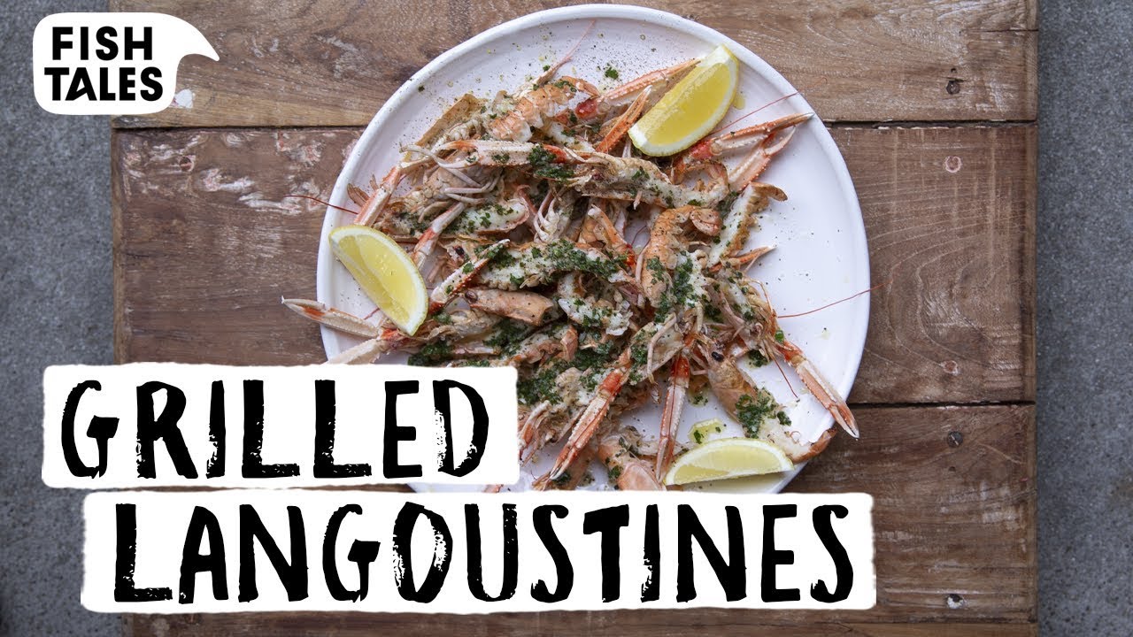 Grilling LANGOUSTINES Norwegian Lobster | Bart van Olphen