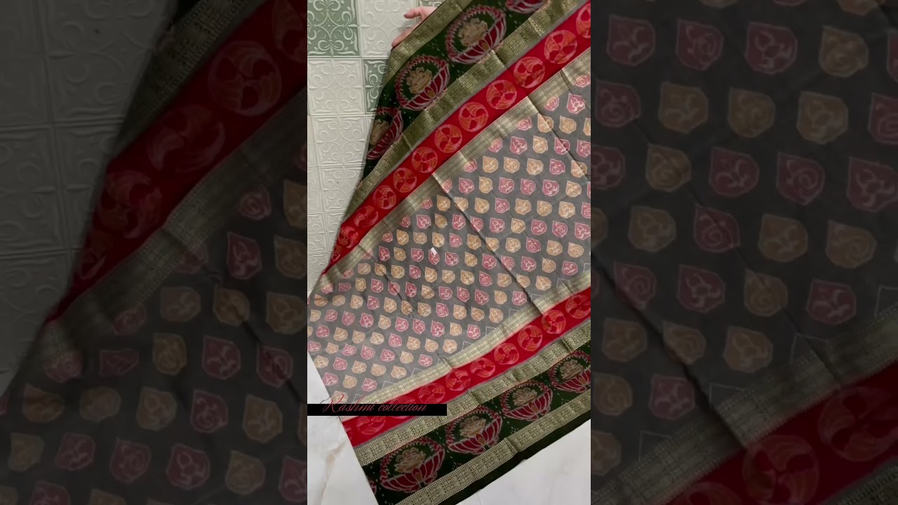 New border design best ସମ୍ବଲପୁରୀ ଶାଢ଼ୀ 🤩😱💃shorts