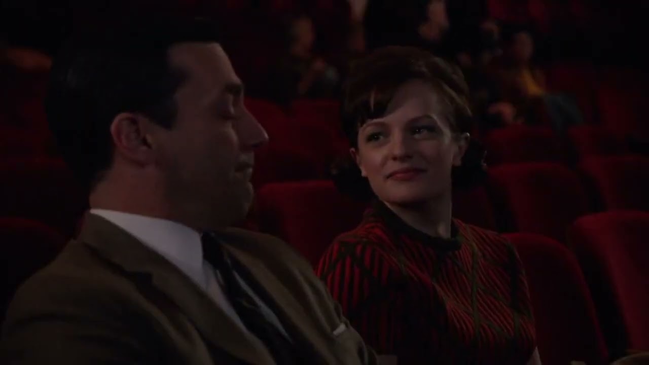 Mad Men - Don encounters Peggy at the movies