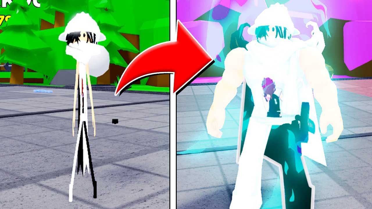 VOLTEI NESSE SIMULATOR COM ROBUX E FIQUEI OP - SUPER STRONG SIMULATOR (ROBLOX)