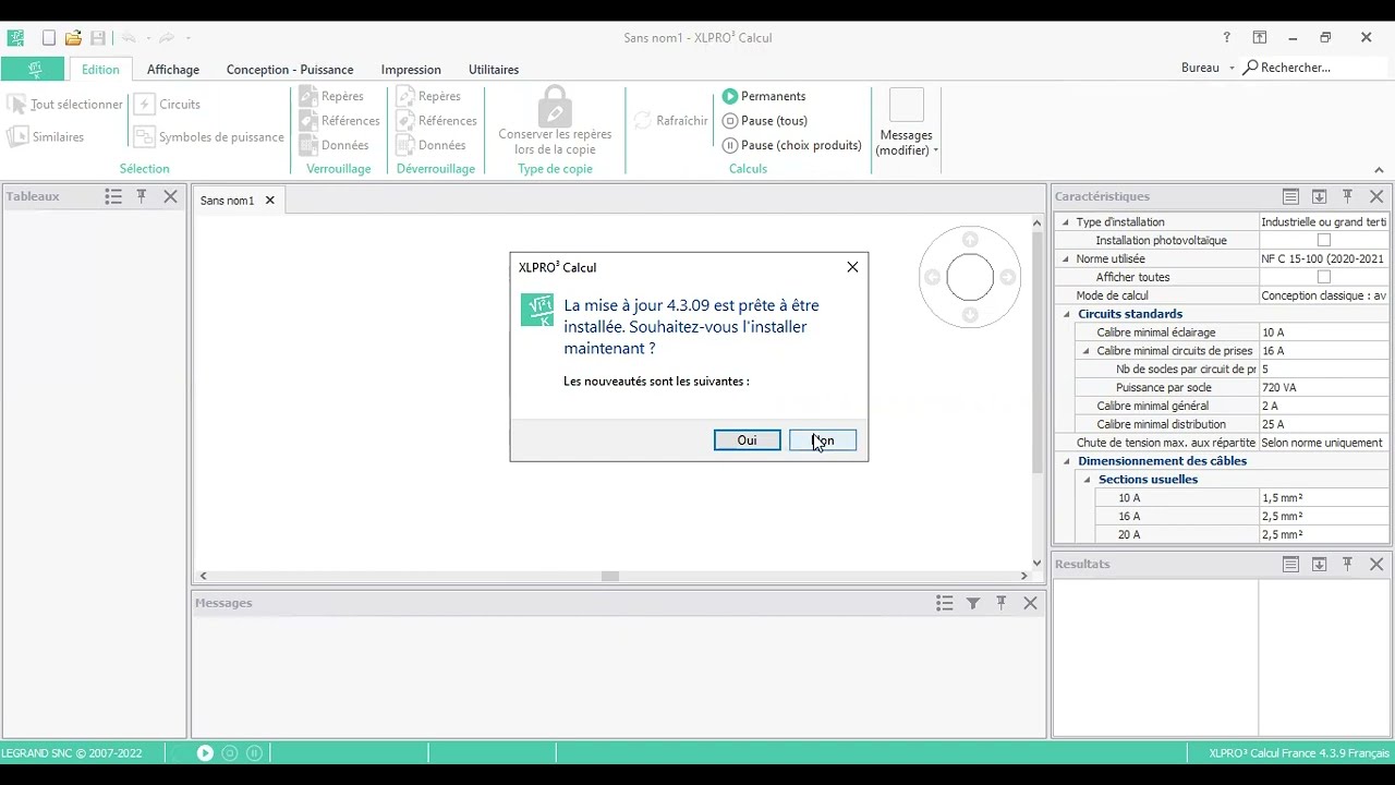 Zone de travail Conception-Visualisation  #xlpro #électricité