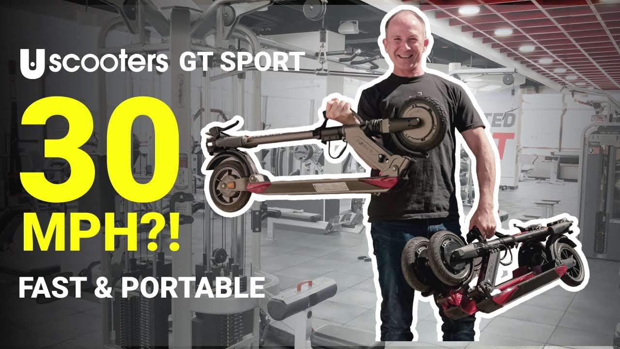 30 MPH Scooter You Can Bicep Curl - NEW UScooters GT Sport Review