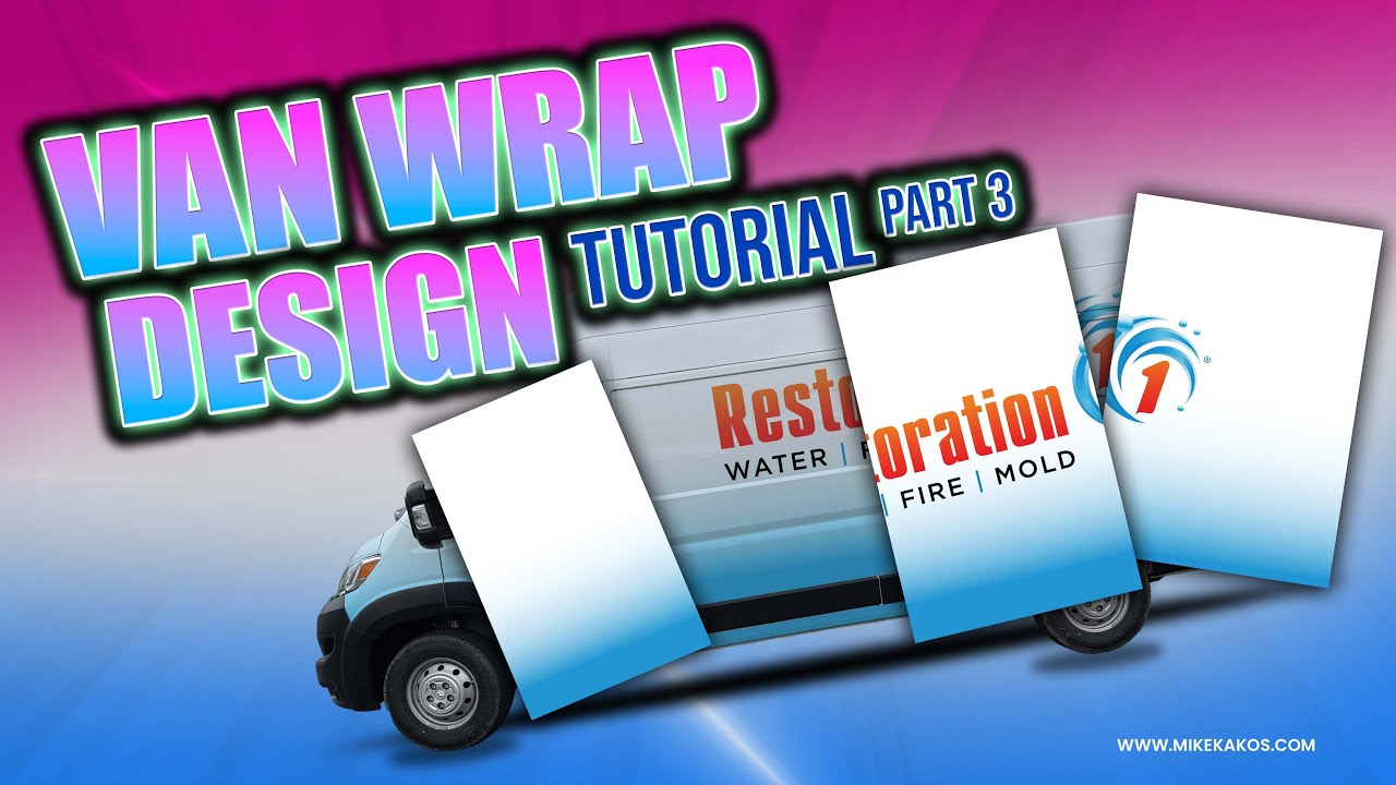 Van Wrap Design Tutorial - Part 3 Print Ready