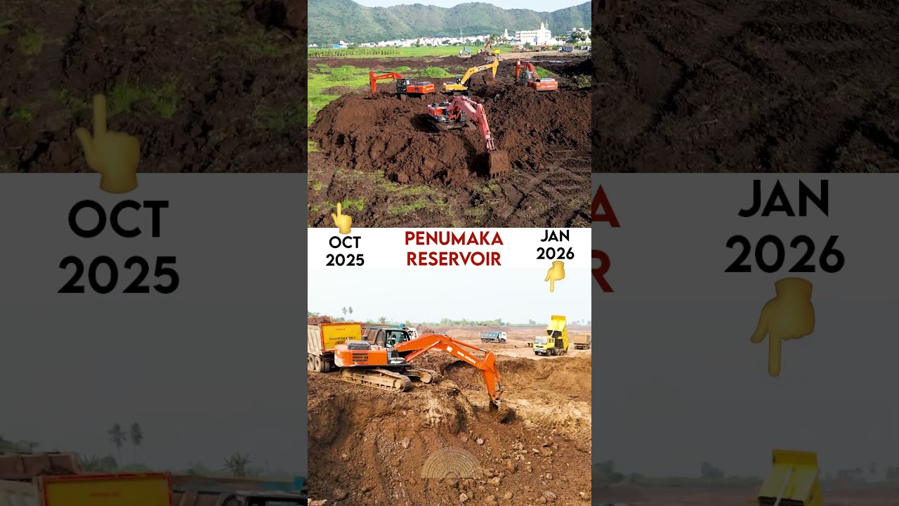 Penumaka Reservoir Latest Construction Update | Amaravati