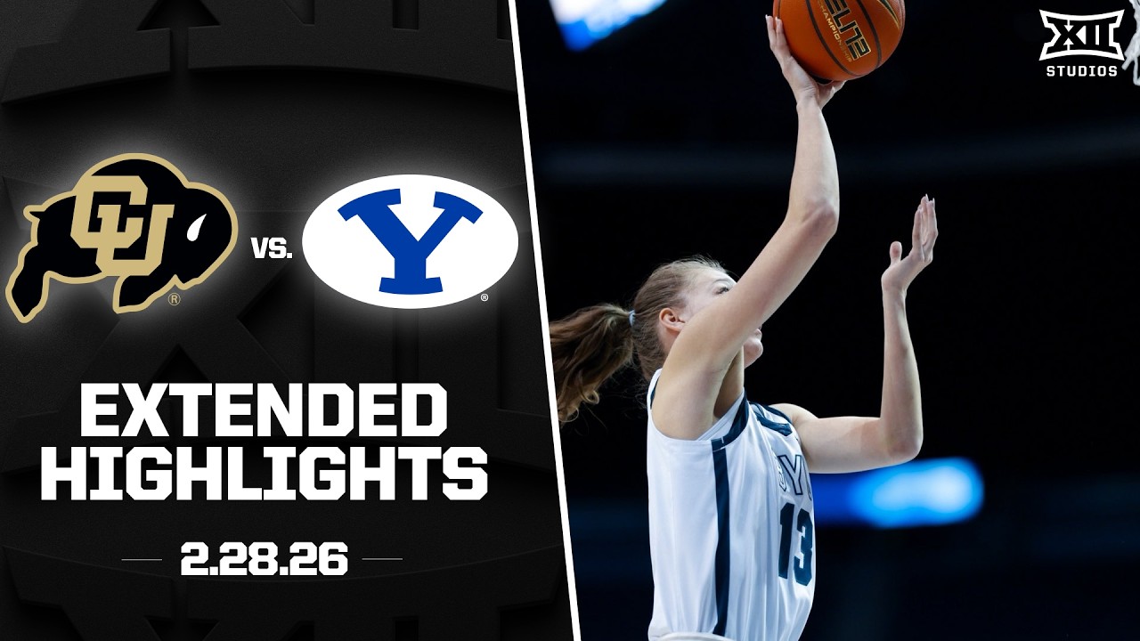 Colorado vs. BYU Extended Highlights | 2025-26 Big 12 Women's Basketball