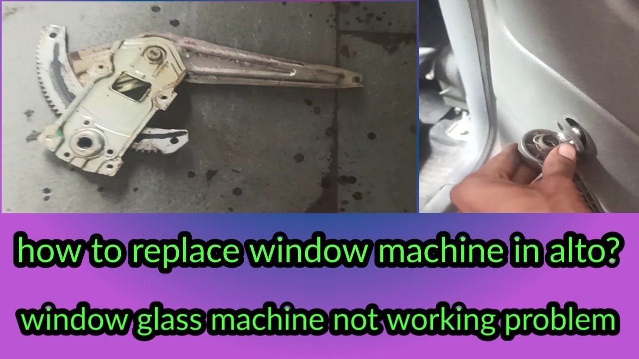 How to replace door window machine in alto?|autoshala