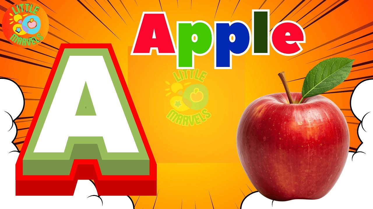 ⭐️🐥 5 Little Ducks + Counting Numbers Song | A is for Apple 🍎 ABC Phonics Song