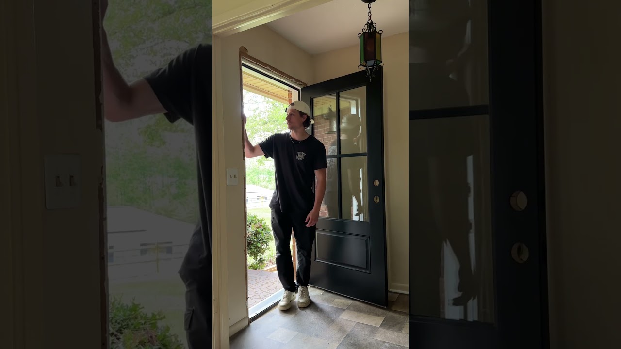 Replacing a front door!