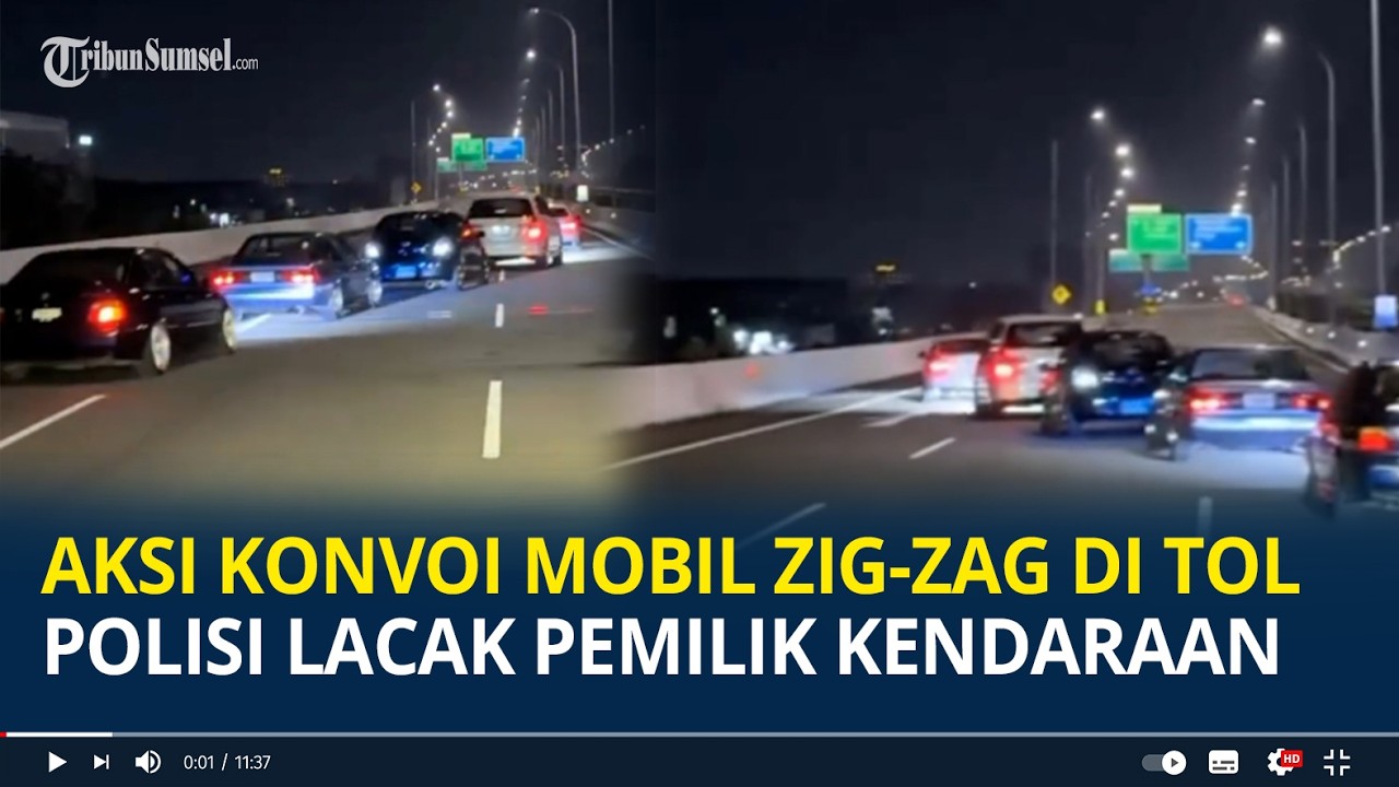 Viral Konvoi Mobil Zig-zag di Tol Becakayu, Polisi Lacak Pemilik Kendaraan